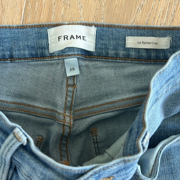 Frame Denim Le Sylvie crop jeans size 25 - Picture 3 of 4